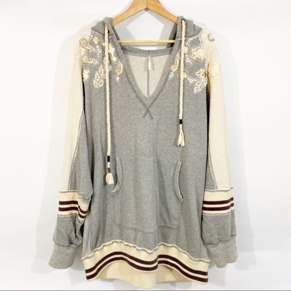 Free People Varsity Embellished Pullover - Picture 5 of 9